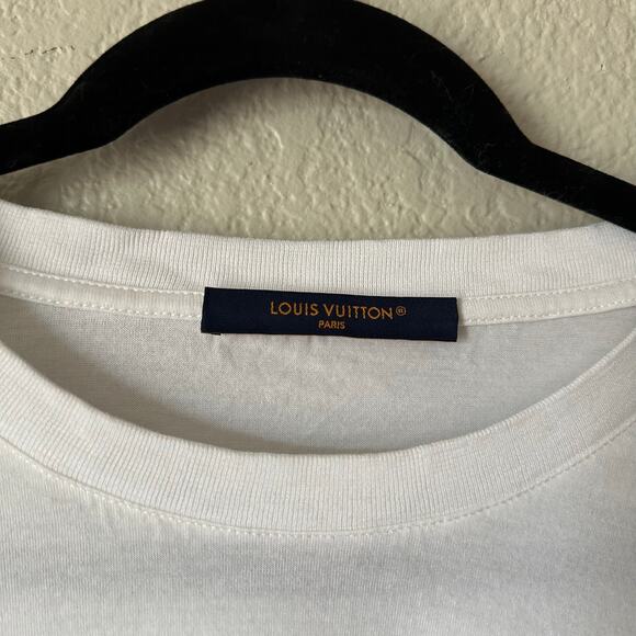 Louis Vuitton Crew Neck Short Sleeve Tee White Size XL - Picture 5 of 5